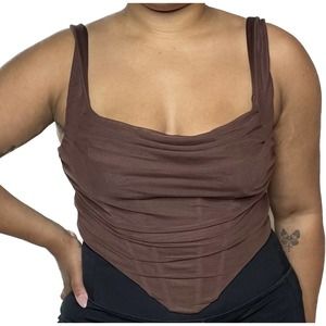 Brown PARTHEA Corset